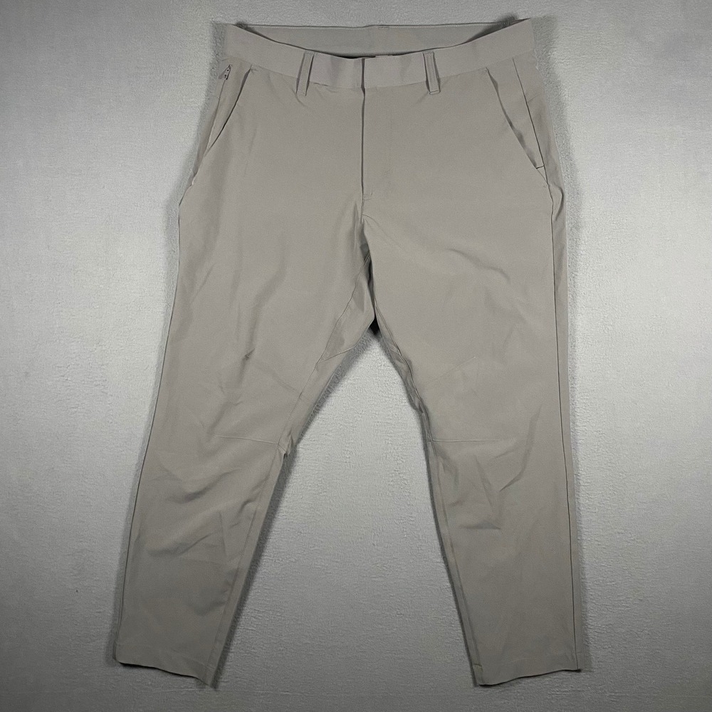 Fabletics The Only Pant Mens 33x30 Gray Performance Golf Chino PT2253840-0421